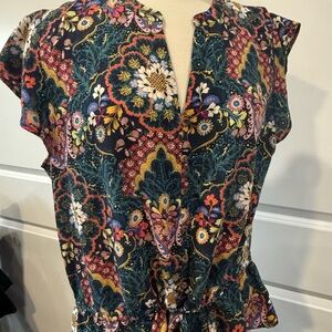 DR2 Multicolor Floral Women's Blouse